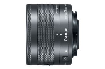 Image of Canon EF-M 28mm f/3.5 Macro IS STM Camera Lens, Black 1362C002