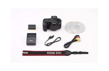 Image of Canon EOS 60D Digital Camera - included kit accessories