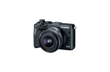 Image of Canon EOS M6 EF-M 15 - 45mm IS STM Kit, Black, 1724C011