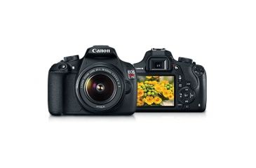 Image of Canon EOS Rebel T5 18-55 IS II 18MP Digital Camera Kit w/ 3in LCD Screen 9126B003