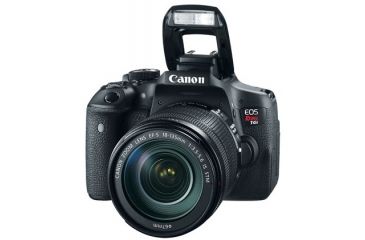 Image of Canon EOS Rebel T6i Camera Kit with EF-S 18in 135mm IS STM Lenses KIT, Black 0591C005