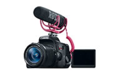 Image of Canon EOS Rebel T6i EF-S 18 - 55mm IS STM Video Creator Kit, Black, 0591C024