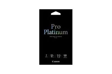 Image of Canon Pro Platinum Photo Paper 4 x 6, 100 Sheets 2768B015