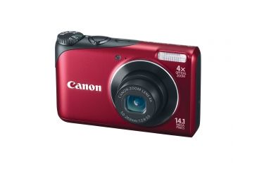 Image of Canon PowerShot A2200 14.1 MP Digital Camera, Red 4944B001