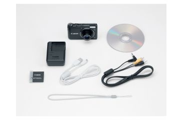 Image of Canon PowerShot A2200 14.1 MP Digital Camera, Black Included Accessories