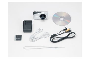 Image of Canon PowerShot A2200 14.1 MP Digital Camera, Silver Included Accessories