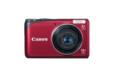 Image of Canon PowerShot A2200 14.1 MP Digital Camera, Red