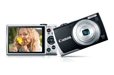 Image of Canon PowerShot A2600 Compact Digital Camera, Black 8157B001