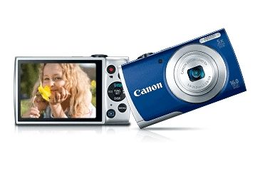 Image of Canon PowerShot A2600 Compact Digital Camera, Blue 8160B001