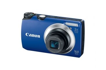 Image of Canon PowerShot A3300 IS 16 MP Digital Camera, Blue 5037B001