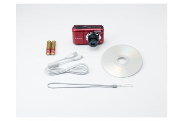 Image of Canon PowerShot A800 10 MP Digital Camera, Red Included Accessories