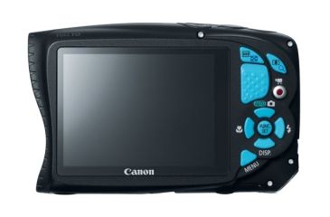 Image of Canon PowerShot D20 Digital Point-and-Shoot Camera, Black/Blue 6145B001