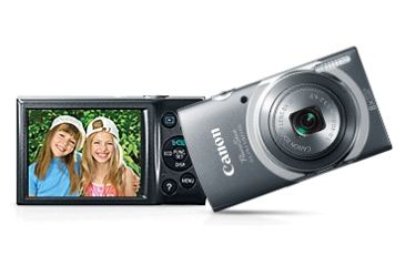 Image of Canon PowerShot ELPH 140 IS 16.0 Megapixel Digital Camera,Gray 9144B001