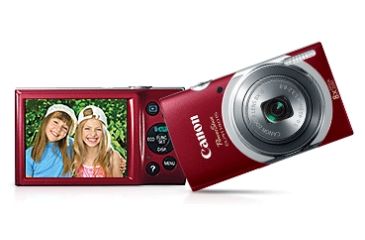 Image of Canon PowerShot ELPH 140 IS 16.0 Megapixel Digital Camera,Red 9147B001