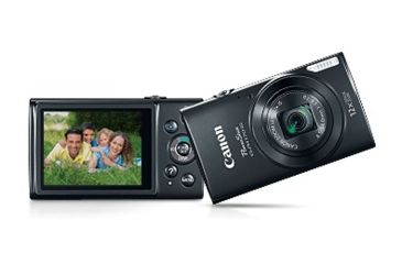 Image of Canon PowerShot ELPH 170 IS Camera with 20.0 Megapixel sensor and DIGIC 4+ Image Processor, Black 0114C001