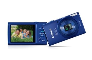 Image of Canon PowerShot ELPH 170 IS Camera with 20.0 Megapixel sensor and DIGIC 4+ Image Processor, Blue 0130C001
