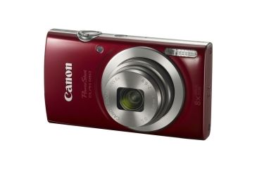 Image of Canon PowerShot ELPH 180 20MP Digital Camera Kit, Red 1096C001