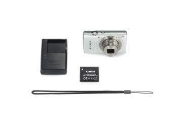 Image of Canon PowerShot ELPH 180 20MP Digital Camera Kit, Silver 1093C001