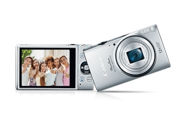Image of Canon PowerShot ELPH 350 HS Camera with 20.2 Megapixel High-Sensitivity CMOS sensor plus DIGIC 4+ Image Processor, Silver 0158C001