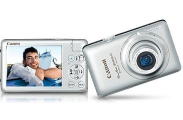 Image of Canon SD940 PowerShot IS Digital ELPH Camera, Silver