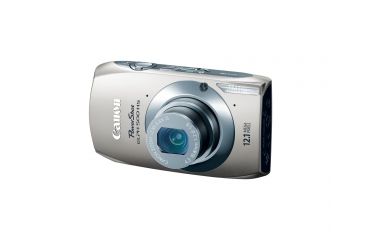 Image of Canon PowerShot ELPH 500 HS 12.1 MP Digital Camera, Silver 5128B001