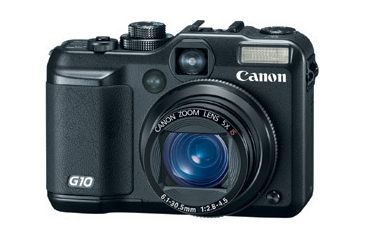 Image of Canon PowerShot G10 Digital Camera - 14.7MP 5x Optical Zoom 3 inch Pure Color LCD II - 2663B001