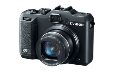 Image of Canon PowerShot G15 Digital SLR Camera, Black 6350B001
