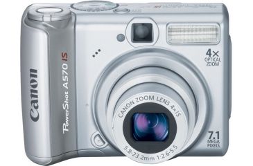 Image of Canon PowerShot 7.1 Megapixel A570 IS 4X Optical Zoom Digital Camera 1773B001
