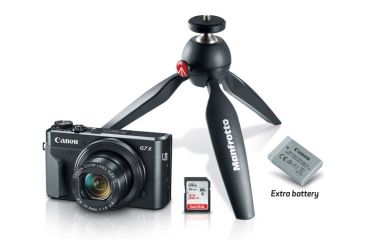 Image of Canon PowerShot G7 X Mark II Video Creator Camera Kit, Black 1066C029