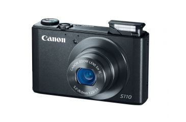 Image of Canon PowerShot S110 Digital Camera, Black 6351B001