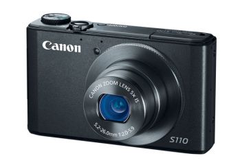 Image of Canon PowerShot S110 Digital Camera, Black 6351B001