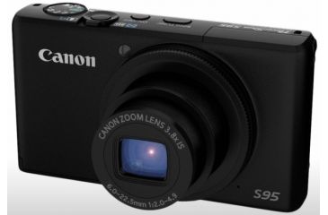 Image of Canon PowerShot S95 Digital Camera - flash retracted