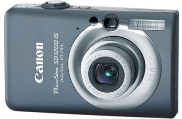 Image of Canon PowerShot SD1200 IS 10.0 Megapixel Digital Camera Kit Dark Gray 3453B001