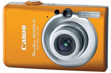 Image of Canon PowerShot SD1200 IS 10.0 Megapixel Digital Camera Kit Orange 3451B001