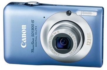 Image of Canon Power Shot SD1300IS Digital Camera Kit, Blue