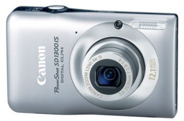 Image of Canon PowerShot SD1300 IS Silver Digital ELPH Kit