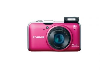 Image of Canon PowerShot SX230 HS 12.1 MP Digital Camera, Red