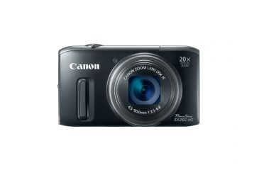 Image of Canon PowerShot SX260 HS Digital Camera, Black 5900B001