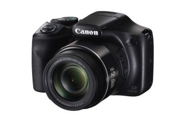 Image of Canon PowerShot SX540 20.3MP HS Digital Camera Kit, Black 1067C001
