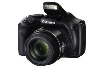Image of Canon PowerShot SX540 20.3MP HS Digital Camera Kit, Black 1067C001