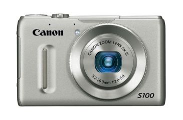 Image of Canon PowerShot S100 12.1 MP Digital Camera, Silver