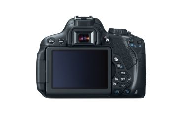 Image of Canon EOS Rebel T4i Digital Camera - Back 6558B001