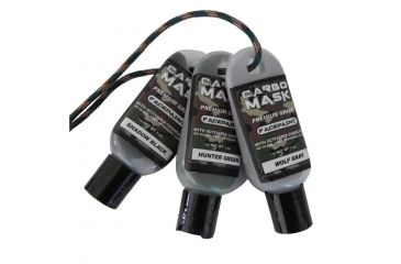 Image of Carbomask Facepaint, Black/Green/Grey 1 oz. 3 pk. 310123