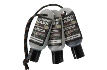 Image of Carbomask Facepaint, Black/Sage/Tan 1 oz. 3 pk. 310156