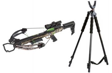 Image of Carbon Express X-Force Blade, Crossbow Pkg. Black, 20292 W/ Vanguard Quest Tripod