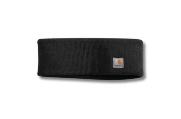 Image of Carhartt Acrylic Headband for Womens, Black, One Size Fits All WA053-BLK-OFA