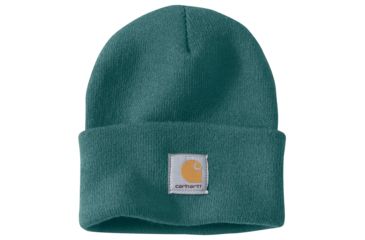 Image of Carhartt Acrylic Watch Hat for Mens, Blue Green, One Size Fits All A18-442-OFA