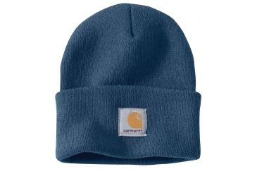 Image of Carhartt Acrylic Watch Hat for Mens, Dark Blue, One Size Fits All A18-DBL-OFA
