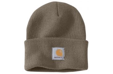 Image of Carhartt Acrylic Watch Hat for Mens, Driftwood, One Size Fits All A18-DWD-OFA