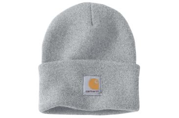 Image of Carhartt Acrylic Watch Hat for Mens, Heather Gray, One Size Fits All A18-HGY-OFA